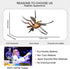 FLORMOON Realistic Mosquito Figurines - Insect Toy for Science Projects, Cake Toppers, and Educational Fun