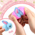 36 Pack Easter Eggs Fillers with Bunny Plush, Easter Basket Stuffers for Kids Easter Eggs with Toys Inside, Easter Mini
