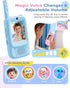 Anchioo 2 Pack 4 3-12 2 Video Walkie Talkies for Kids, Rechargeable Walkie Talkies Toys with HD Camera & Voice Changer