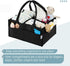 Mr. Pen Baby Diaper Organizer - Medium Black Nursery Storage Bin