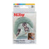 3+ Nuby Happy Hands Silicone Teething Mitten for Babies - Soft Silicone Massaging Teether - Soothes Sore Gums