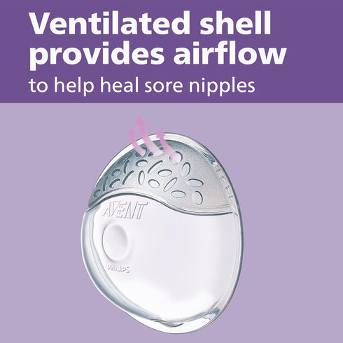 Set, 2 Pack, SCF157/02 Philips AVENT Comfort Breast Shell