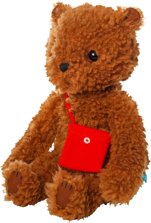 Manhattan Toy Imaginaries Bruno Bear 12" Stuffed Animal Companion with Children's Picture Book