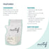 Motif Medical Breastmilk Storage Bags - Leak-Proof Double Zipper Milk Bags with Easy Pour Spout, 40 Count