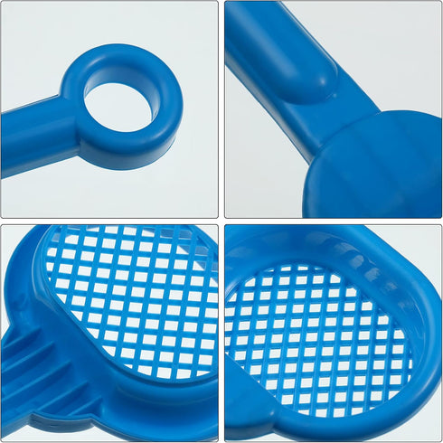8 Summer Skylety Pieces Sand Shovels for Kids Colorful Plastic Rake Beach Sand Sifter Shovel for Planting Digging