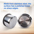GSE Stainless Steel Drop-in Anti-Spill Drink Cup Holder for Casino Poker Table, Work Desk, RV Cars & Trucks