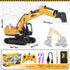 13 3-5 4-7 8-12 2.4Ghz Shemira Remote Control Excavator, Channel RC Excavator Toy for Boys Year Old, RC Construction