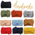 KIDOCHEESE Big Bows Baby Girl Headbands with Bows, Elastics Nylon Hairbands, Oversized Head Wraps, Large Hair Bow