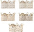 QEFVVOMM Cribs Storage Bag Baby Bedside Hanging Storage Bag for Drool Bibs Diaper Multifunctional Hanging Pocket Cotton
