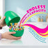 PNIOTAIN 12 6 Inch (Pure-12Pcs) Pcs Large Easter Eggs Fillable, Colorful Jumbo Plastic Empty Egg Stand Upright