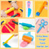 Kit,9 Set Dough Tool Pcs Basic Clay and Dough Tools Starter for Kids Includes Cutters Roller, Rolling Pins, Safety