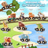 1 2 3 Set 2-3-4 1+ Toys for Year Old Boys Girls, Montessori Toys Magnetic Wooden Train Gifts for Year Old Boy Girl