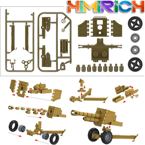 Weapons Pack Military Toy Set, Building Blocks Model for Soldier Figures, Compatible with Major Brand Accessories