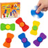 Sensory Fidget Toys for Kids Adults - 2-in-1 Fidgets Spinner Textured Stress