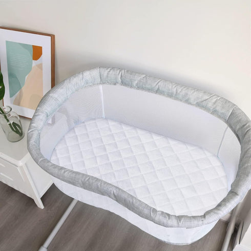 Bassinet Mattress Protector, Ultra Soft Waterproof and Breathable, Universal Fit for Halo Bassinest Swivel and