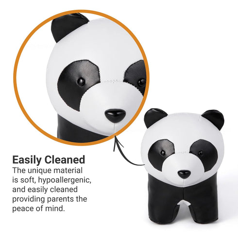 Little Big Friends Musical Friends - Pull String Cord Musical Toy for Baby, Easy to Clean, Luca The Panda