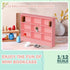 1:12 Scale Dollhouse Bookshelf, Classic Doll House Bookcase & Versatile Dollhouse Furniture Decor, Interesting