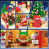 2025 Set 24 Countdown 10+ INSOON Advent Calendar Gingerbread House Mini Building with Lights, Days Christmas Building