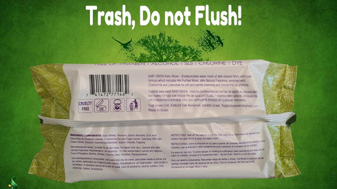 Pack (6 Packs 72) 432 99% Biodegradable Baby Wipes Natural Perfume of Pure Water Plastic Free Moist Newborn Diaper