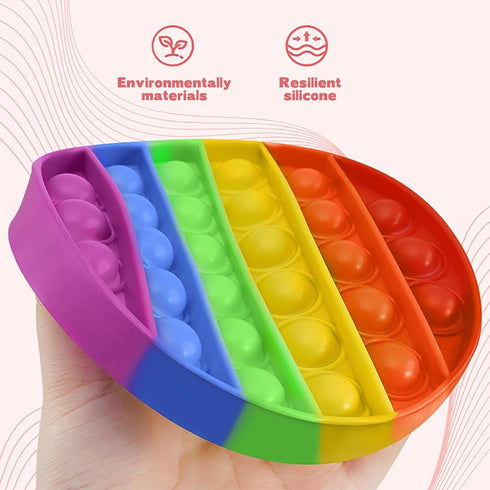 kapibarasensei 4 Set,Stress Random Pcs Fidget Toys,Push Pop Fidget Sensory Toys Relief Gifts for Kids & Adults,Pop Bulk