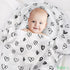 100% 47x47 TATA AMG Organic Muslin Cotton Baby Swaddle Blanket Soft & Breathable Receiving Blanket for Newborns, Girls