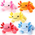 Libima 5 Pcs 12 Inch Axolotl Plush Toys, Cute Soft Stuffed Animal Plushies for Birthdays and Home Decoration
