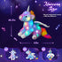 16.5" Light up Musical Unicorn Stuffed Animal Glowing Singing Rainbow Unicorn Soft Plush Toys Birthday Christmas