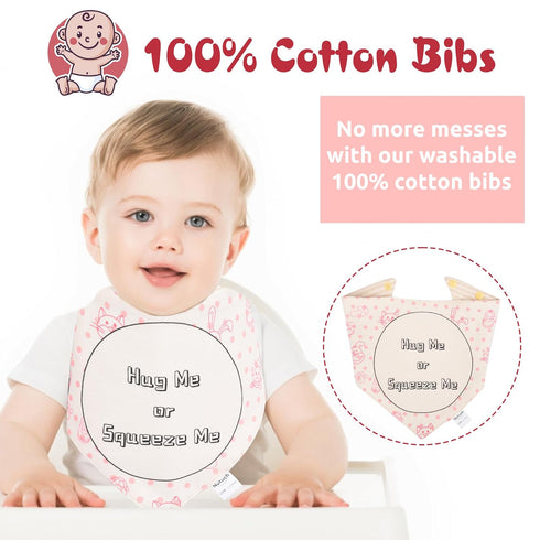 Set Newborn Baby Gift | Baby Gift Basket | Newborn Blanket, Wooden Teether, Security Blanket, Cap, Baby Bibs, Socks
