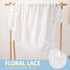 37x42 Booulfi Baby Blanket for Girls Boys Swaddles for Newborns Receiving Blankets Neutral Baptism Christening Knit