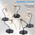 12 8 12 Inches 1/144 Wonderjune Pcs Action Figure Stands for to Dolls Flexible Assembled Action Figure Display Holder