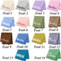 STELABUN 40 30 inches, Personalized Embroidered Baby Blanket for Boys/Girls, Cotton Chunky Knit Customized Swaddle
