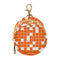 YETTASBIN Checkered Plaid Portable Pacifier Holder Case with Metal Hook Buckle & Zipper