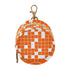YETTASBIN Checkered Plaid Portable Pacifier Holder Case with Metal Hook Buckle & Zipper