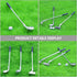 jojofuny 1 Set of Dollhouse Golfing Club, Miniature Golf Club Balls Set, Miniature Golf Clubs, Mini Golf Club Model Toys, for 1:12 Scale Dollhouse Decorations