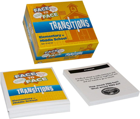 Face to Face Transitions Kids Card Game - Communication Development for Ages 10 and Up