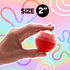 Entervending Empty Clear-Colored Round Capsules, 2 inch, 50 pcs Bulk for Toy Gumball Machines