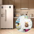 Hotop 4 Pack Fridge Cabinet Locks for Kids, Self Adhesive Child Proofing Safety Locks