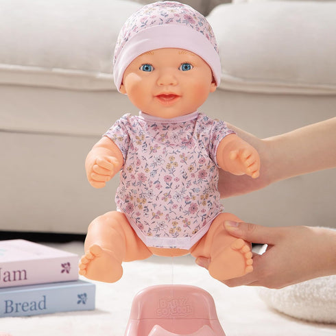 Doll,15 Inches 3+ Mother Love Potty Training Interactive Baby Doll, Baby Doll that Pees with Drinking,Baby Dolls that