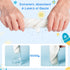 GROBRO7 8Pcs Muslin Baby Bibs - Soft Cotton Adjustable Snap Drool Bibs, Absorbent Feeding Bibs for Teething
