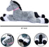 Tezituor 47 Inch Giant Horse Stuffed Animal Plush Toy - Realistic 4ft Long Pillow
