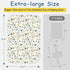 31.5" 21.5" Baby Diaper Changing Pad x Extra Large Waterproof Absorbent Portable Changing Mat, Reusable Changing Pad