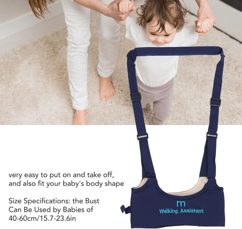Baby Walking Harness, Adjustable Toddler Infant Handheld Walker Helper, Breathable Harness Assistant Belt with Safety