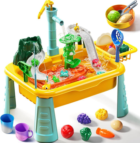 Kids Water Table Play Toy for Toddlers 1-3 4-8 Years Old -