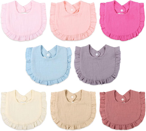 Baby Bibs Muslin Drool Teething Drooling Bibs for Baby Girl Boy Muslin