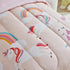 4 Set Set 1 Set 1 1 1 Pieces Toddler Bedding for Girls Light Pink Unicorn Toddler Bed - Soft Castle Rainbow Cute