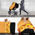 Zhbvncp Dachshund in Hot Dog Bun with Mustard Baby Car Seat Cover & Breastfeeding Nursing Cover - Breathable Stretch