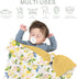 Summer 30x40 Lemons Baby Blankets for Girl Boy Lemon Branch Leaves Flowers Soft Mink Dotted Backing Double Layer