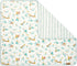 Pack 2 Tutti Bambini Bedside Crib Starter - Organic Cotton Fitted Sheets & Reversible Coverlet - Baby Essentials
