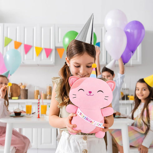 Plush,14 Achwishap Cat Stuffed Animal,Birthday Girls Cat Cats Plush Toys,Cute Plushies Birthday Gifts for Girls,Kawaii