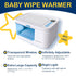 Baby Wipe Warmer and Dispenser Portable Heated Diaper Wipe Heater with Fast Heating, Large Capacity, and Anti-Dry Out